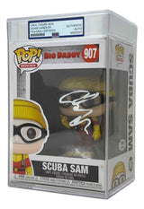 Adam Sandler Signed Big Daddy Scuba Sam Funko Pop #907 PSA Encapsulated