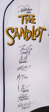The Sandlot (8) Cast Signed Framed Custom Baseball Jersey BAS