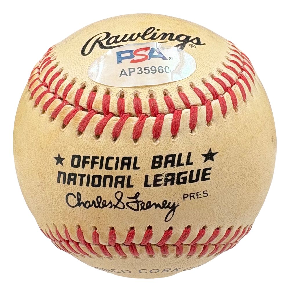 Sports Integrity Sandy Koufax Brooklyn Dodgers Signed Official NL Baseball with PSA/DNA AP35960 authentication.