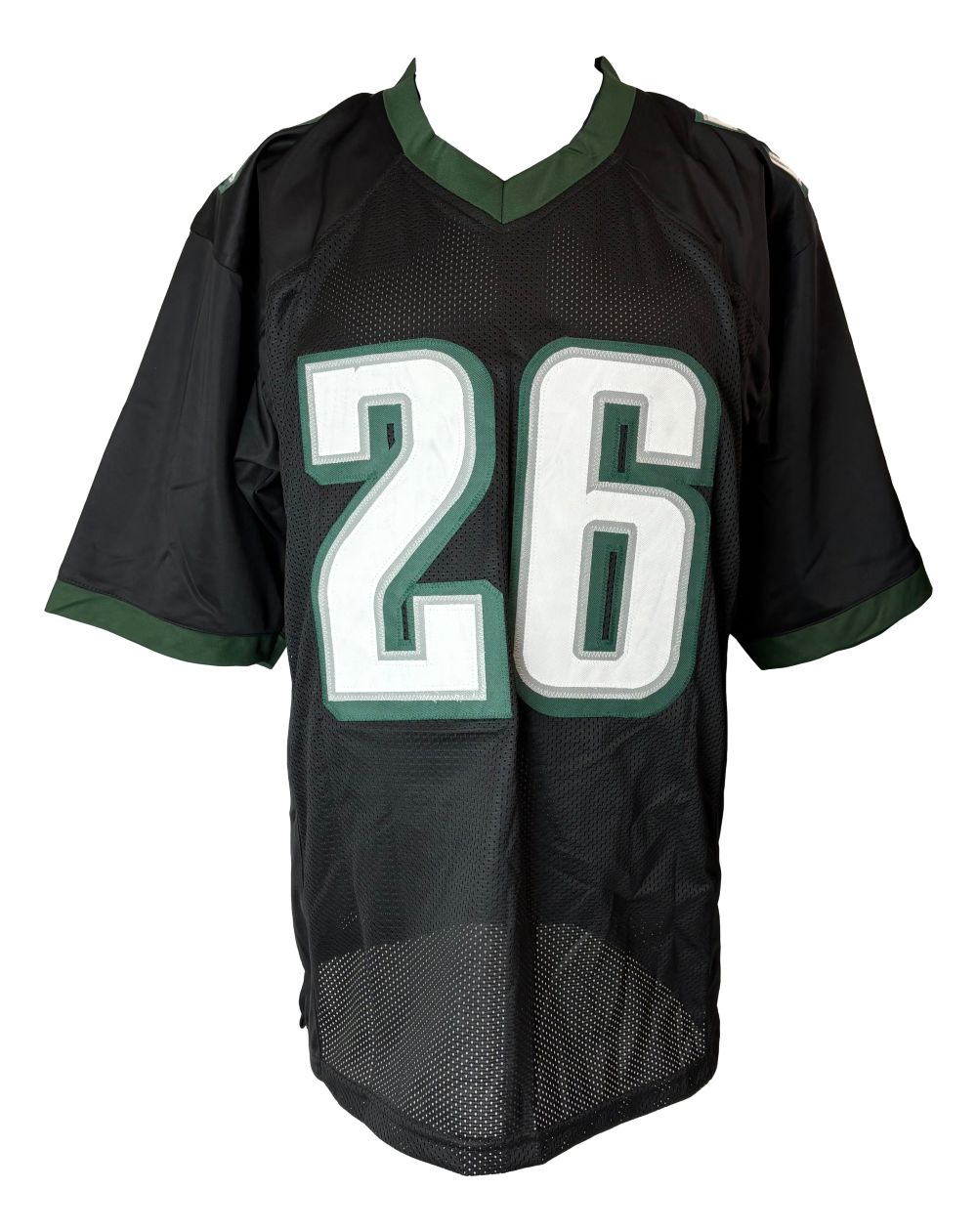 Saquon Barkley Philadelphia Signed Black Football Jersey PSA/DNA