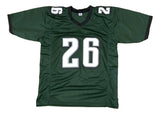 Saquon Barkley Philadelphia Signed Green Football Jersey PSA/DNA ITP