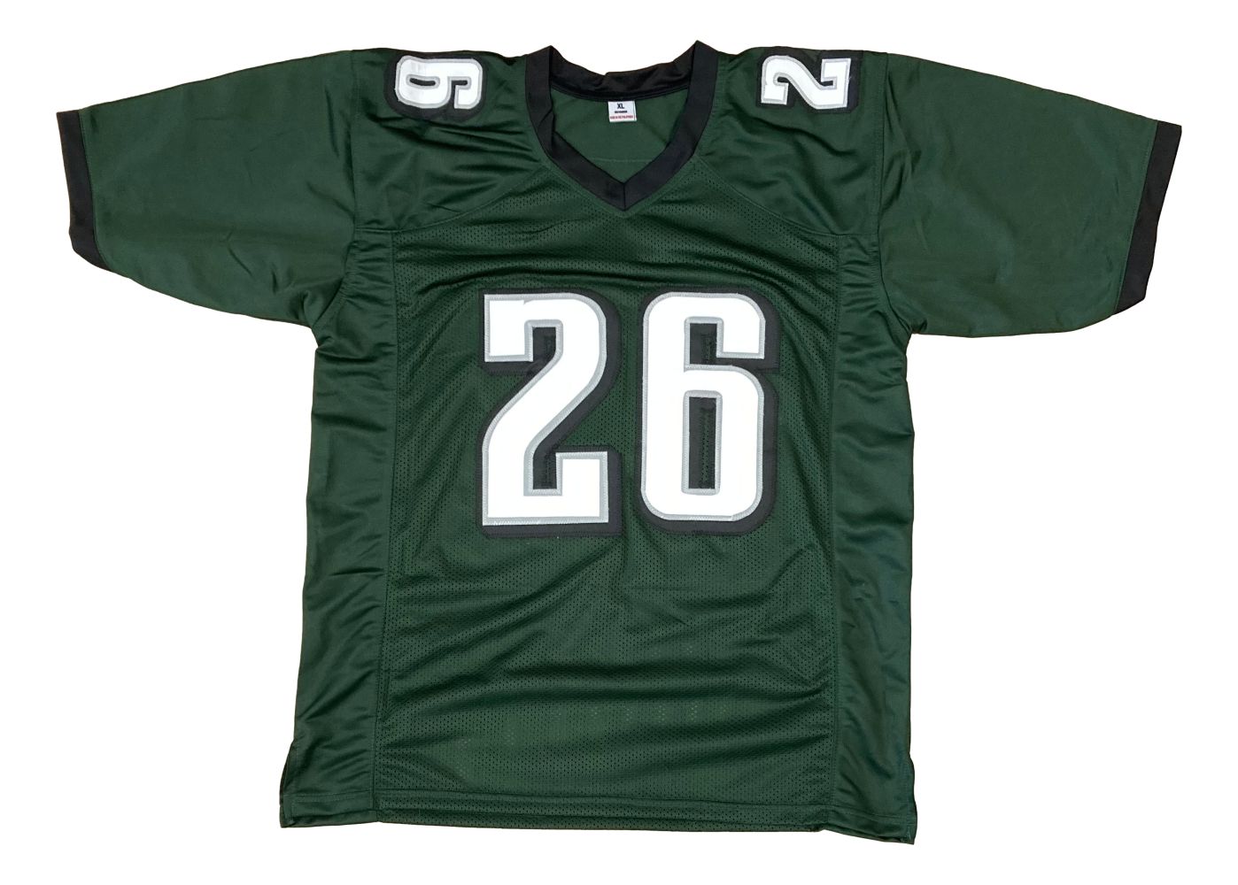 Saquon Barkley Philadelphia Signed Green Football Jersey PSA/DNA ITP