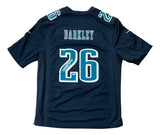 Saquon Barkley Signed Eagles Super Bowl 59 LIX Black Nike Jersey PSA 3C89561