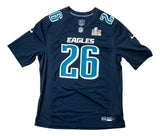 Saquon Barkley Signed Eagles Super Bowl 59 LIX Black Nike Jersey PSA 3C89561