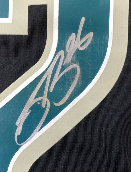 Saquon Barkley Signed Eagles Super Bowl 59 LIX Black Nike Jersey PSA 3C89576
