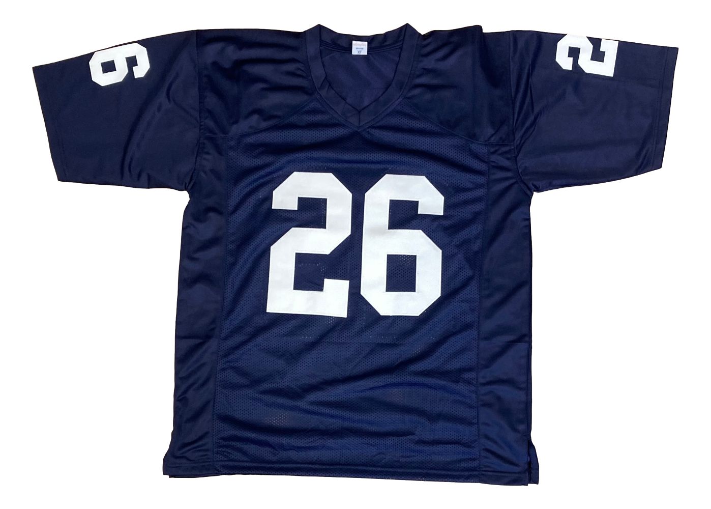 Saquon Barkley Penn State Signed Navy Blue Football Jersey PSA/DNA