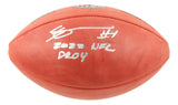 Ahmad Sauce Gardner Colts Signed Wilson NFL Duke Football 2022 NFL DROY Fanatics