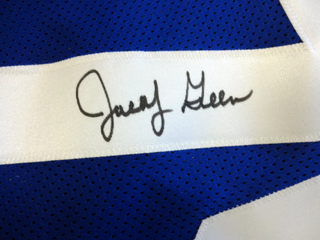 Seattle Seahawks Jacob Green Autographed Blue Jersey MCS Holo Stock #85962