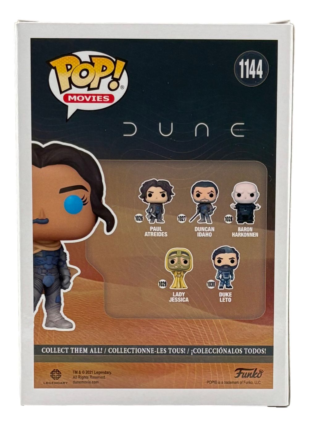 Sean Young Signed Dune Chani Funko Pop #1144 JSA QR Hologram