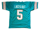 Sean Young Ace Ventura Signed Laces Out Jersey Ray Finkle Inscribed JSA QR