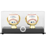 Seattle Mariners Fanatics Authentic Gold Glove Double Baseball Logo Display Case Stock #235714