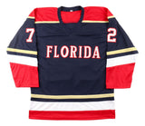 Sergei Bobrovsky Florida Signed Navy Blue Hockey Jersey BAS
