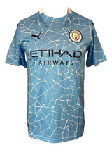 Sergio Aguero Signed Manchester City Puma Soccer Jersey BAS