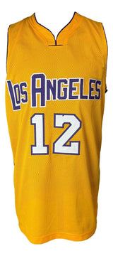 Shannon Brown Los Angeles Signed Yellow Basketball Jersey Sports Integrity