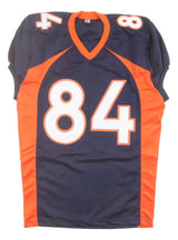 Shannon Sharpe Denver Signed Navy Pro-Cut Football Jersey BAS
