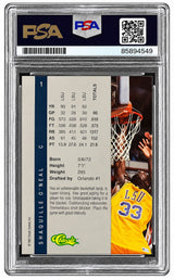 Shaquille O'Neal Signed 1992 Classic Four Sport #1 Magic Rookie Card PSA/DNA