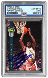 Shaquille O'Neal Signed 1992 Classic Four Sport #1 Magic Rookie Card PSA/DNA