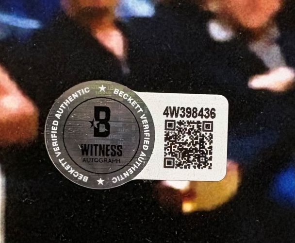 Shaquille O'Neal Signed 16x20 Los Angeles Lakers Dunk vs Raptors Photo BAS