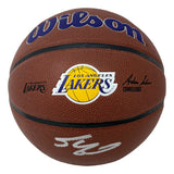 Shaquille O'Neal Signed Wilson NBA Los Angeles Lakers Logo Basketball BAS