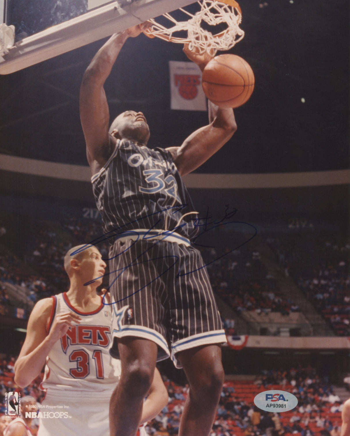 Magic Shaquille O'Neal Authentic Signed 8x10 Photo PSA/DNA #AP93981