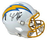 Shawn Merriman Signed Chargers Full Size Replica Speed Helmet Lights Out BAS