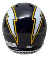 Shawn Merriman Signed Chargers Full Size T/B Replica Speed Helmet Lights Out BAS