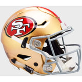 Unsigned San Francisco 49ers Gold SpeedFlex Authentic Full Size Helmet Stock #268304