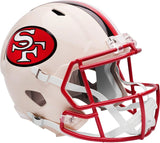 Unsigned San Francisco 49ers Cream Retro Speed Replica Full Size Helmet Stock #268301
