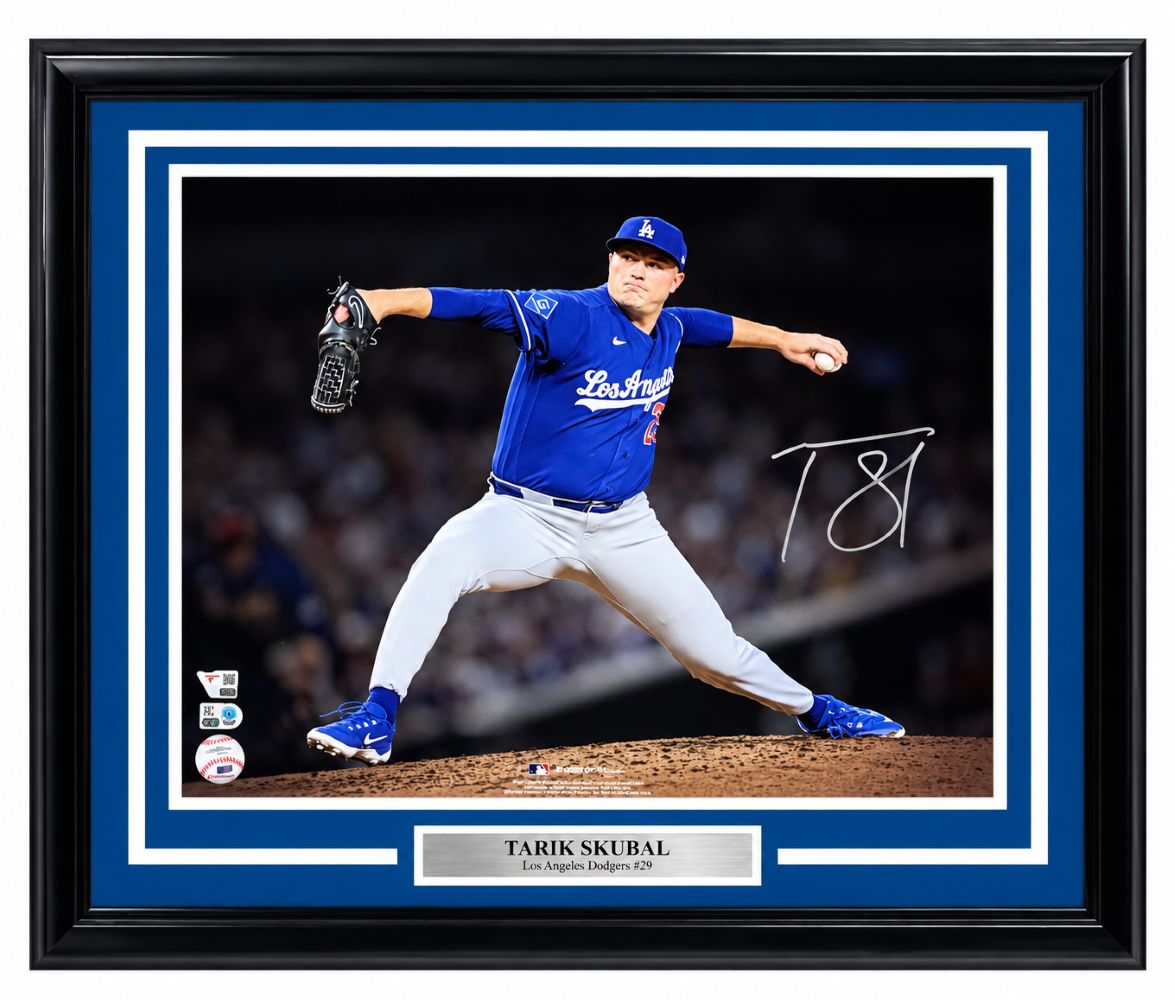 Tarik Skubal Signed Framed 16x20 Los Angeles Dodgers Photo Fanatics
