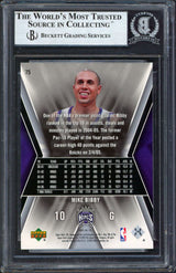 Kings Mike Bibby Authentic Signed 2005 SPX #75 Card Autographed BAS Slabbed