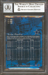 Cowboys Deion Sanders Signed 1998 Flair Showcase R2 #31 Card Auto 10! BAS Slab