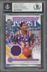 Lakers Magic Johnson Signed 2020 Donruss JS #54 Card Auto Graded 10! BAS Slabbed