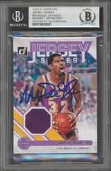 Lakers Magic Johnson Signed 2020 Donruss JS #54 Card Auto Mint 10! BAS Slabbed