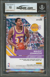 Lakers Magic Johnson Signed 2020 Donruss JS #54 Card Auto Mint 10! BAS Slabbed
