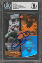 Cowboys Emmitt Smith Authentic Signed 1998 SPX Bronze #12 Card BAS Slabbed