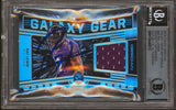 Ray Lewis Signed 2019 Panini Obsidian Galaxy Gear Mat #28 Card Auto 10! BAS Slab