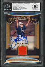 John Elway Authentic Signed 2014 UD Goodwin Champions #MJE Card Auto 10 BAS Slab