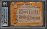 Lakers Magic Johnson Authentic Signed 1981 Topps #21 Card Autographed BAS Slab