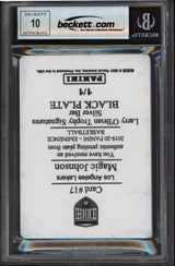 Lakers Magic Johnson Signed 2019 Panini Eminence PPB #17 Card Auto 10! BAS Slab