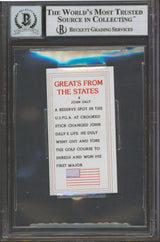 John Daly Signed 1994 Greats From The States #2 Card Auto 10! BAS Slabbed