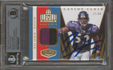 Ravens Ray Lewis Signed 2020 Panini P&P CC #2 31/80 Card Auto Gem 10! BAS Slab