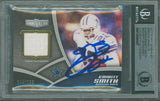 Cowboys Emmitt Smith Signed 2010 Topps Unrivaled GJ #UGRES Card BAS Slabbed
