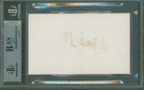 Canucks Pavel Bure Authentic Signed 3x5 Index Card Autographed BAS Slabbed 1