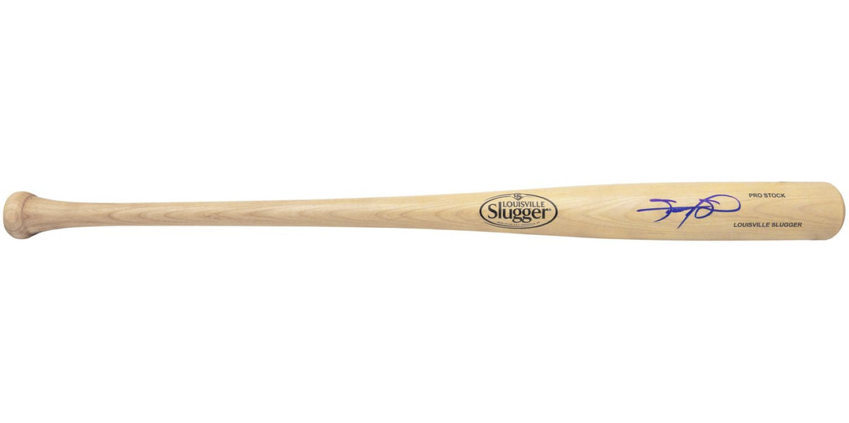 Sammy Sosa Chicago Cubs Signed Tan Louisville Slugger Baseball Bat BAS