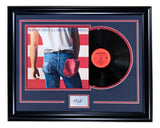 Bruce Springsteen Framed Born In The USA Vinyl Record w/ Laser Engrave Auto