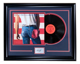 Bruce Springsteen Framed Born In The USA Vinyl Record w/ Laser Engrave Auto