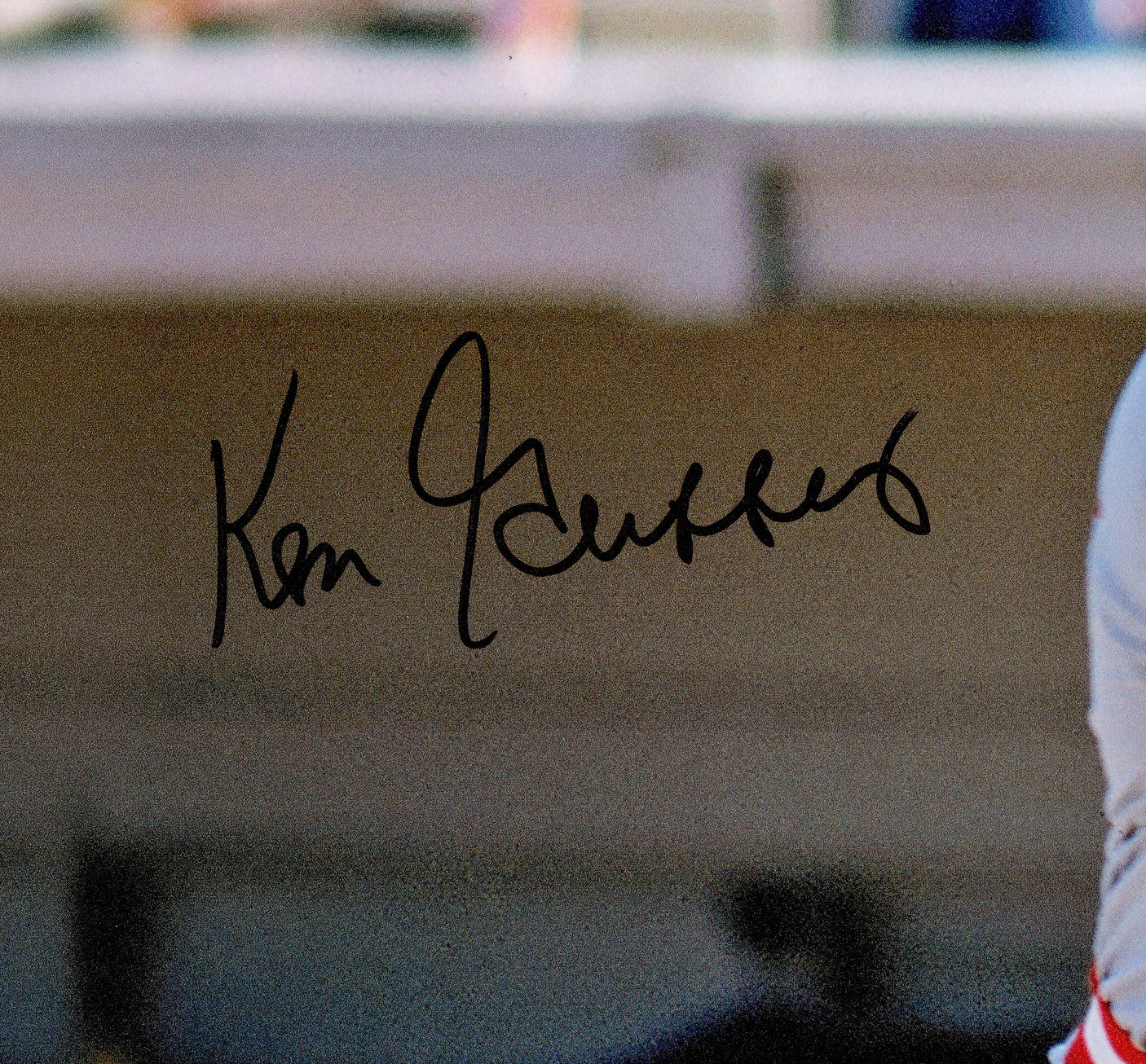 Ken Griffey Sr. Autographed 16x20 Photo Cincinnati Reds Beckett BAS Witness Stock #248594
