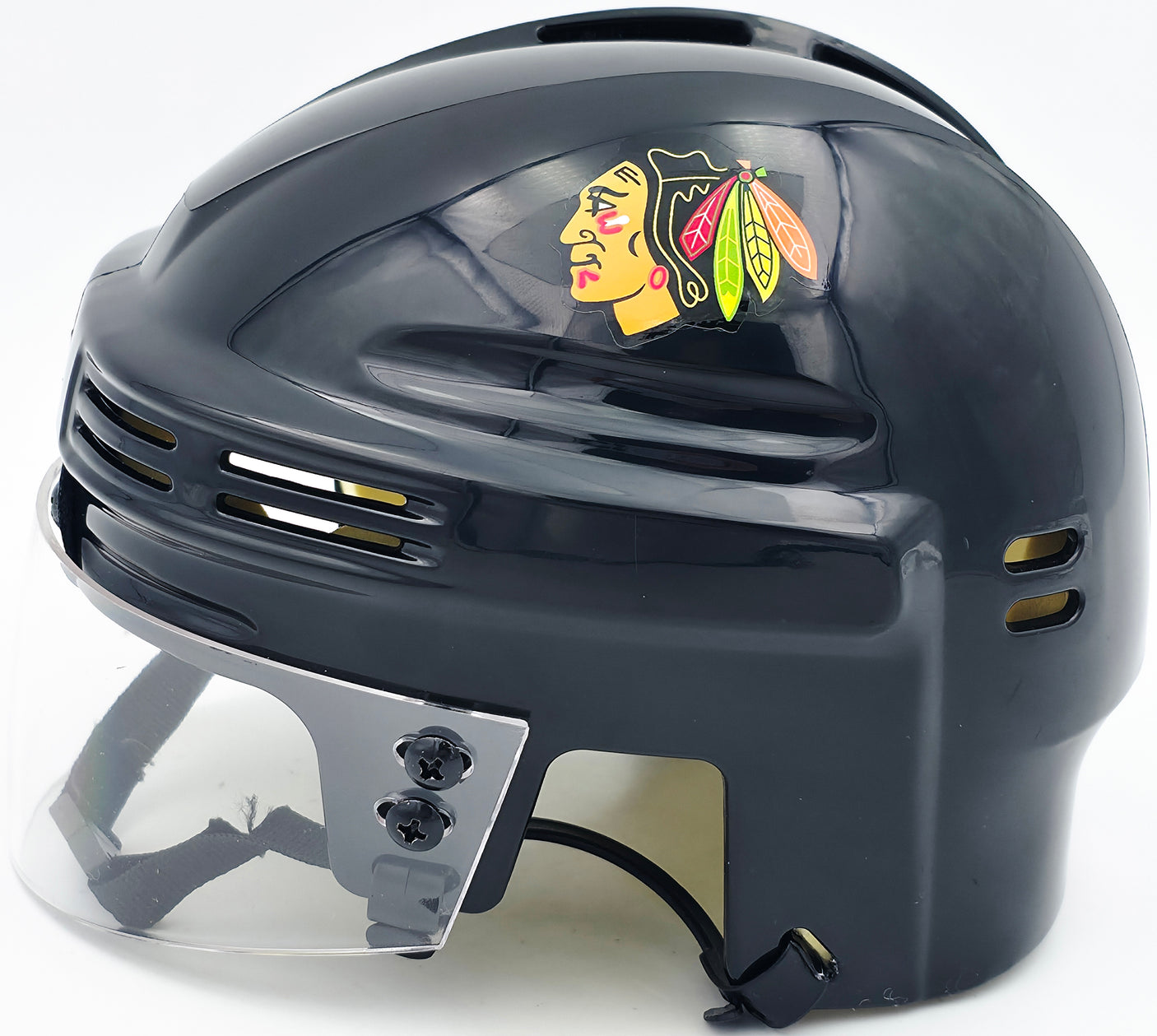 Jonathan Toews Autographed Chicago Blackhawks Black Mini Helmet Beckett BAS Witness Stock #250191