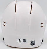 Jonathan Toews Autographed Chicago Blackhawks White Mini Helmet Beckett BAS Witness Stock #250192