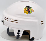 Jonathan Toews Autographed Chicago Blackhawks White Mini Helmet Beckett BAS Witness Stock #250192